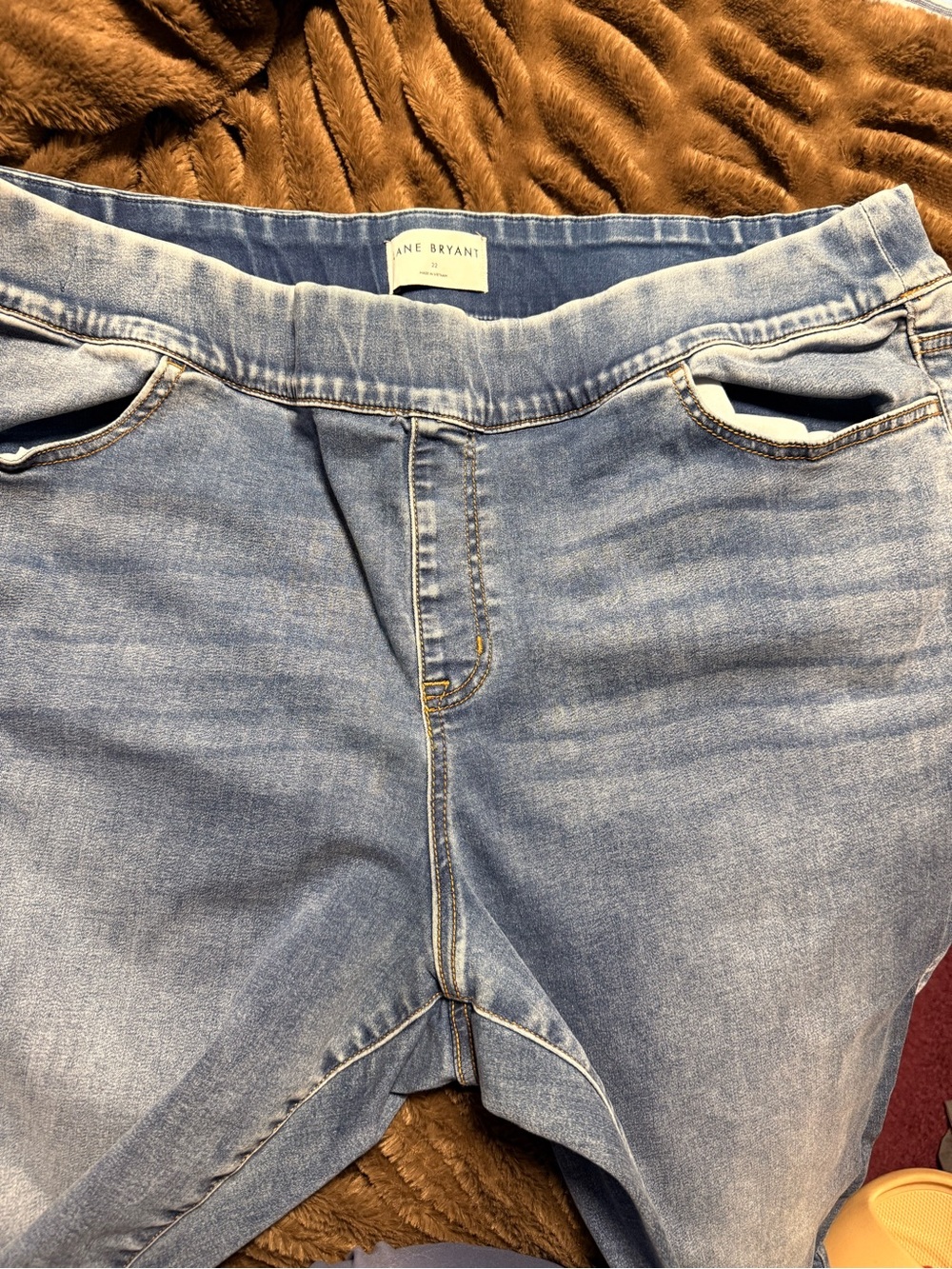 Lane Bryant Light Wash Stretch Denim Jeggings